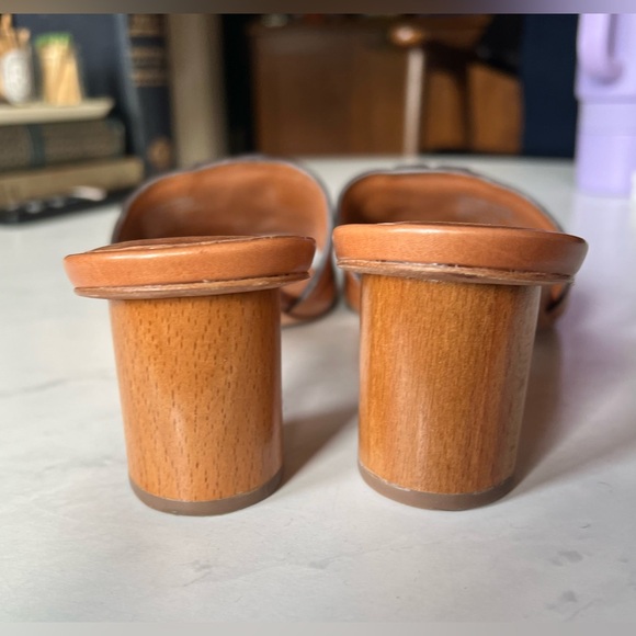 Tory Burch Tan Slide Sandals - Picture 6 of 7